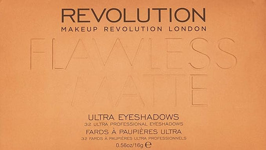 Makeup Revolution 32 Color Eyeshadow Palette, Flawless Matte