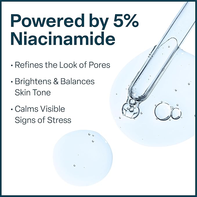 QRxLabs Niacinamide & Retinol Serum - 2 fl Oz - Niacinamide, Retinol & Arbutin - Anti-Aging Pore & Wrinkle Reducer - Fades Blemishes & Tightens Skin