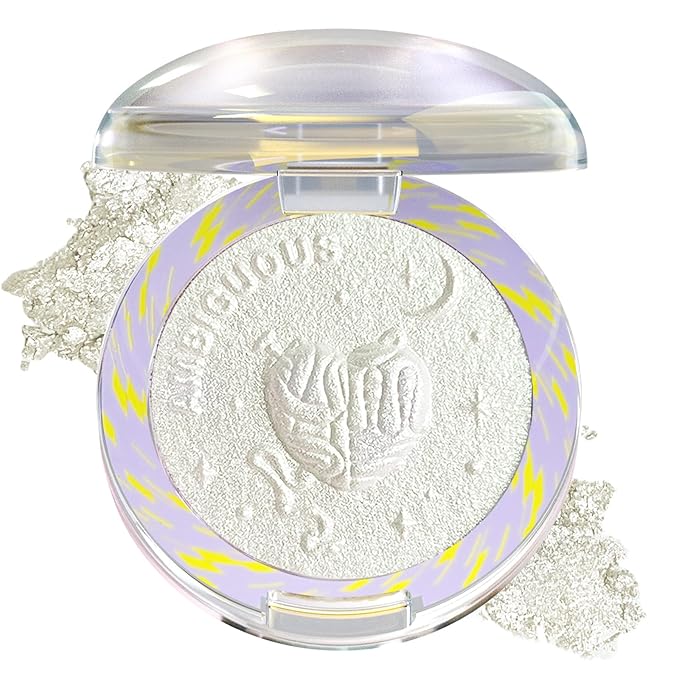 Glitter Sparkly Face Highlighter Makeup Palette Shimmer Radiant Glow Illuminator Iluminadores de Maquillaje 6g (01 Diamond Shine)