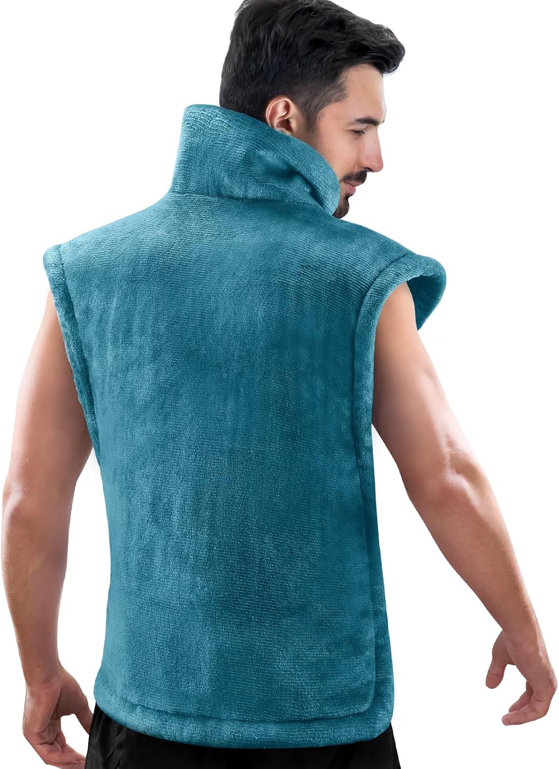 RENPHO King Size Heating Pad for Back Pain Relief, Christmas Gifts for Men Women Him, Stocking Stuffers, FSA Eligible, XL Large Electric Heat Pad for Neck and Shoulder, ETL Certified, 24"x37", Blue