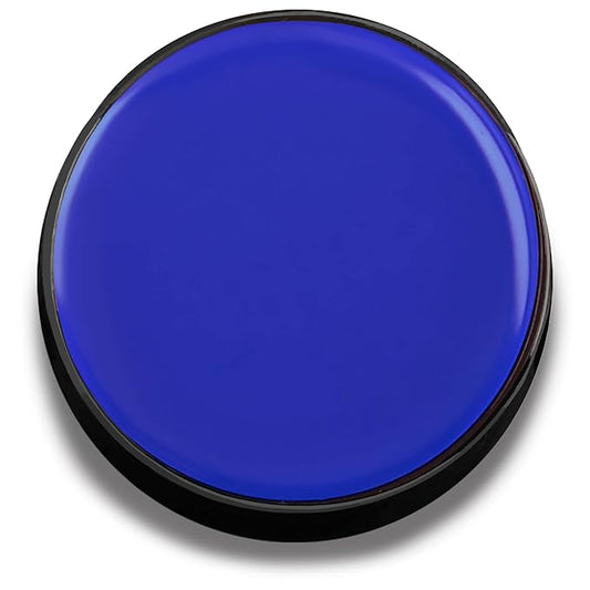 Mehron Makeup Color Cups | Stage, Foundation, Face Paint, Body Paint, Halloween | Face Paint Makeup | Greasepaint .5 oz (14 g) (Blue)