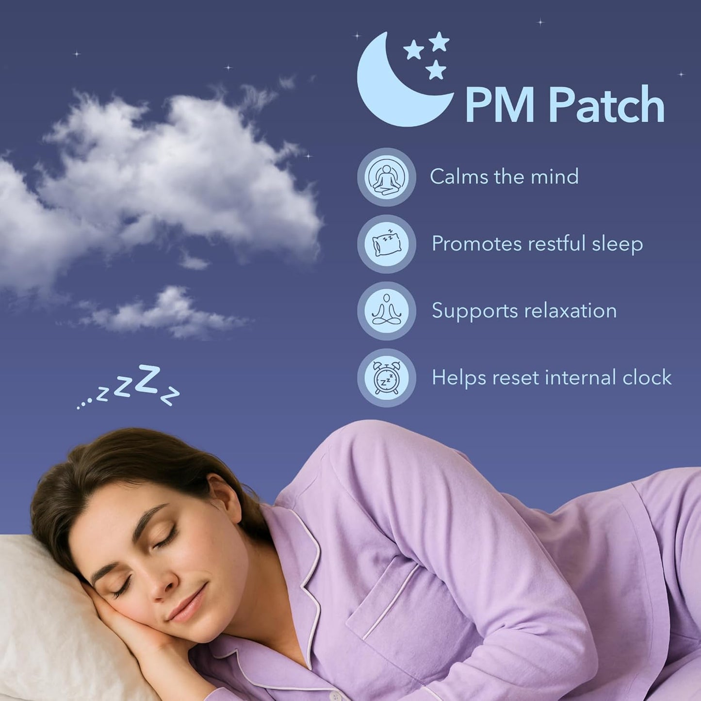 Jet Lag AM & PM Travel Patches – Natural Day & Night Support for Travelers – Energy, Focus & Restful Sleep – with B12, Rhodiola, Valerian, Lemon Balm, Lavender & More – 8 Topical Patches