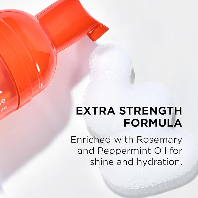 Style Factor EDGE BOOSTER Extra Strength Setting Mousse – Frizz Control, Extra Volume, and Conditioning – 2.5oz Violet Crystal Mousse for Curly Hair