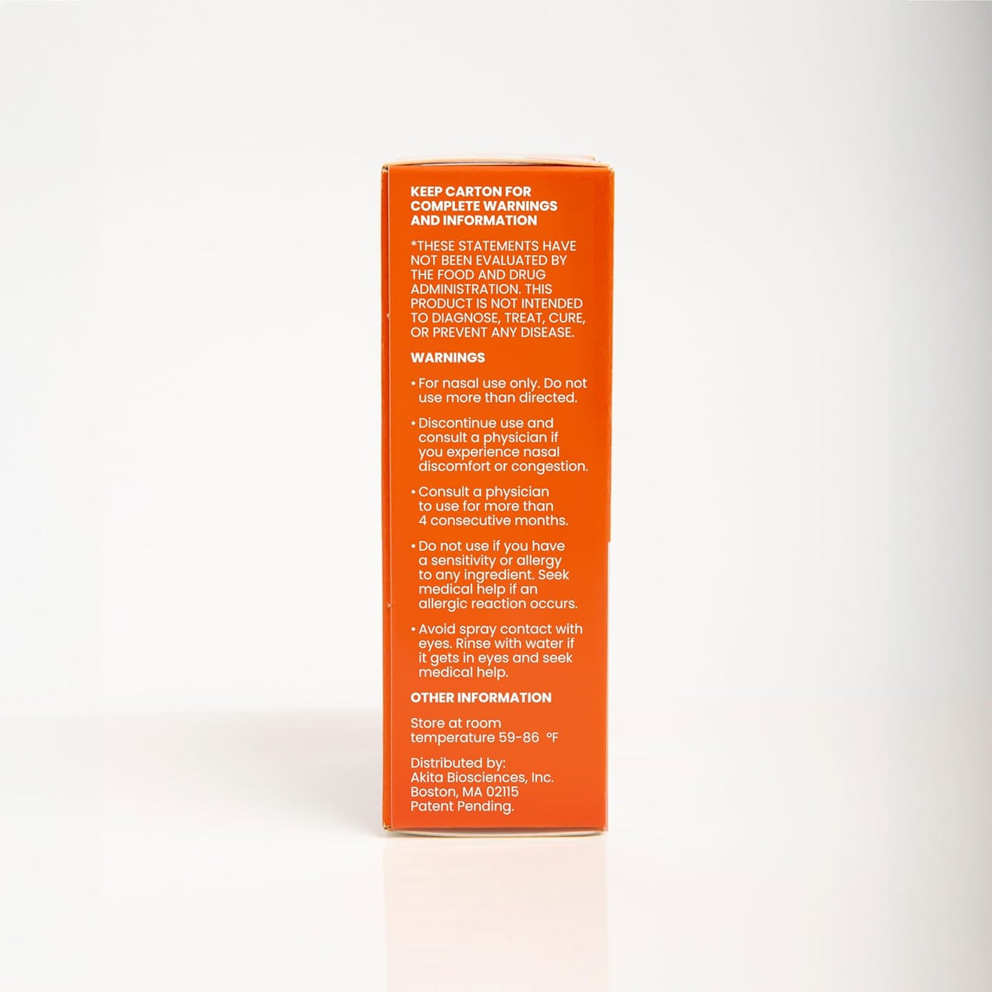 Profi™ Everyday Nasal Spray - Helps Defend Against Airborne Germs and Allergies, Lasts Up to 8 Hours, Advanced Nasal Spray for Air Travel, Work, Conferences & Indoor Gatherings - 90 Sprays, 0.29 FL OZ