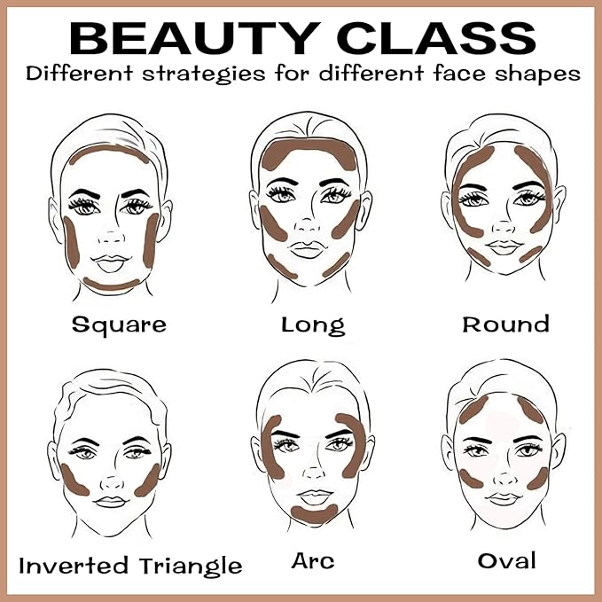 FOCALLURE Cream Contour Stick, Matte Bronzer Stick, Professional Face Shaping & Contouring Stick Makeup, Easy to Apply with Buildable Coverage, Long Lasting & Sweatproof, MOCHA