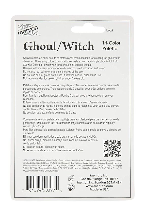TRI COLOR PALETTE GHOUL WITCH