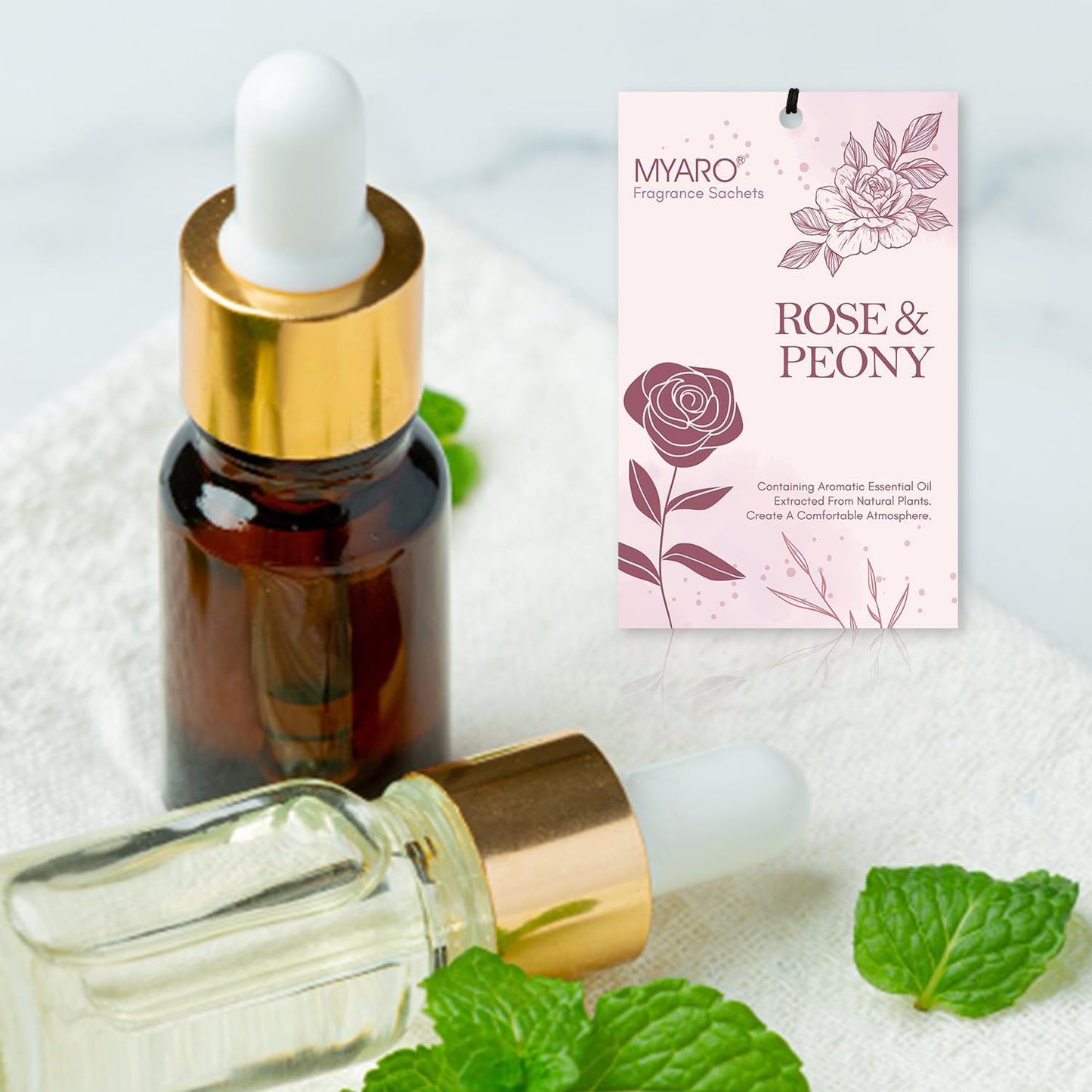 MYARO 12 PCS Sachets Scented for Closet and Drawer, Long-Lasting Sachets Bags, Potpourri Bags Home Fragrance for Lover