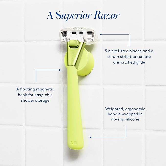 Women's Razor Shave Kit, 1 Matchpoint Razor Handle + 6 Blade Refills