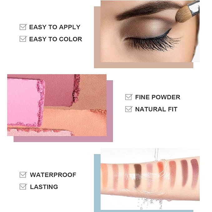 Eyeshadow Palettes, Easy to Blend Color Fusion 120 Shades Metallic and Shimmer Eyeshadow Sweatproof and Waterproof Nudes Eye Shadows, Professional Makeup Long Lasting for Teen, Brights #1