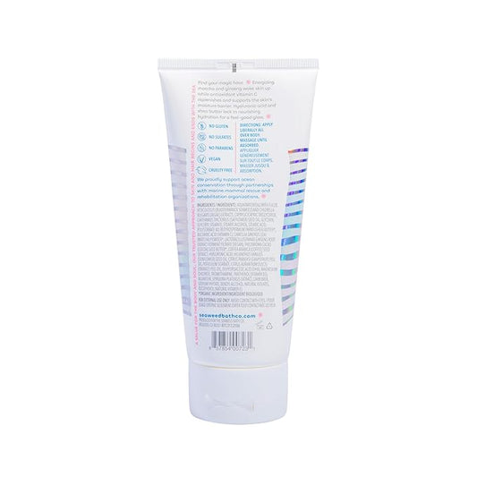 Seaweed Bath Co. Energize Body Cream - Grapefruit Orange | Hand and Body Lotion with Vitamin C, Hyaluronic Acid and Shea Butter | Invigorating Moisturizer For Dry Skin | 6 oz