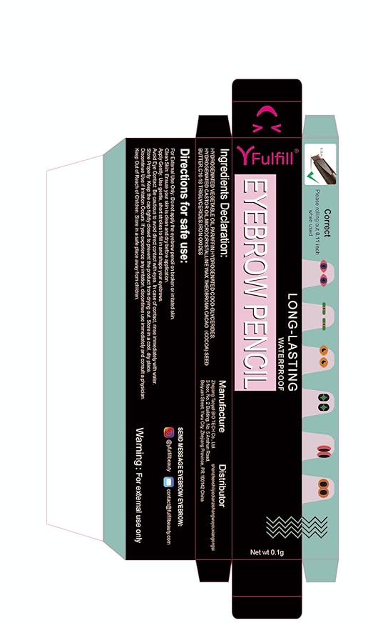 Light Brown Eyebrow Pencil Waterproof for Women - Eye Brow Makeup Pen
