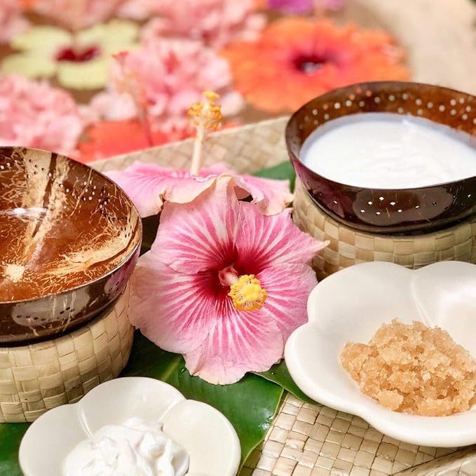 Pure Fiji Spa Gifts for Women and Man - Body Gift Box Include: Sugar Scrub, Bath and Body Oil, Body Butter and Body Lotion, Scent Pineapple