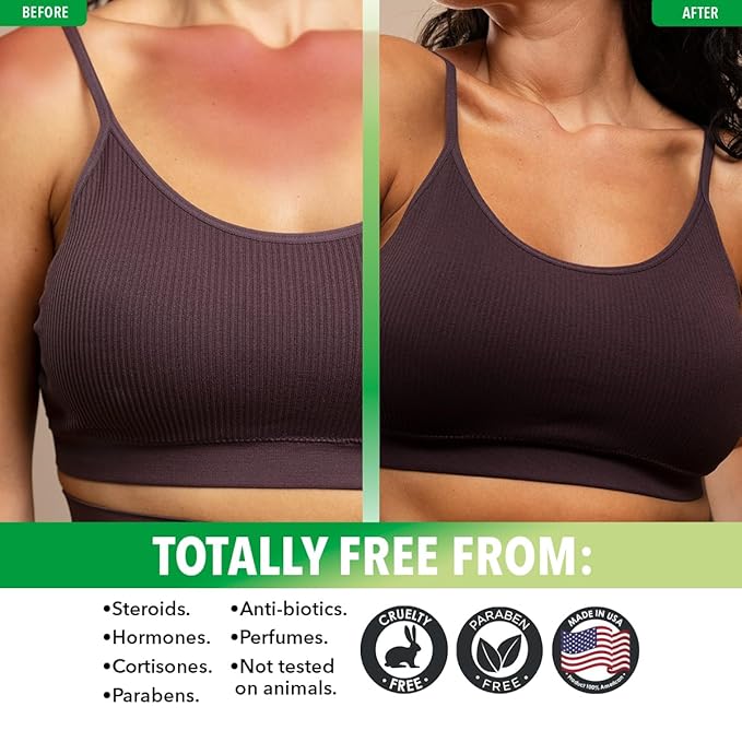 Dr. Robaina Natural Aloe Vera Gel with Emu Oil – Hydrating & Soothing Daily Skin Care for Dry Skin, Sun-Exposed Comfort & Irritation Relief – Non-Greasy, Quick-Absorbing – 12 oz | Made in USA