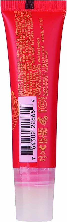 Shea Moisture Fruit Fusion Coconut Water Butter Lip Balm Care for Unisex, 0.5 Ounce
