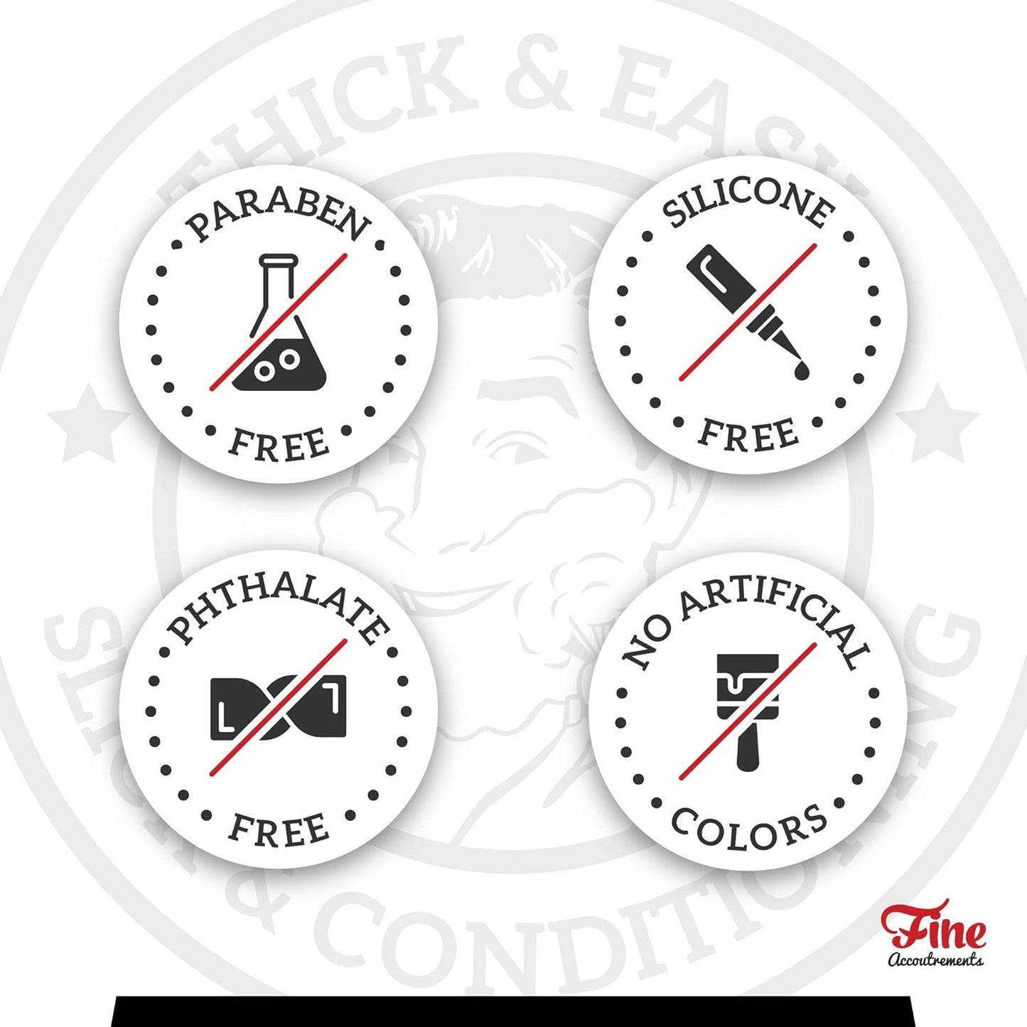 Mr. Fine 21C Men’s Shaving Soap, Builds Thick & Easy Lather, Protects From Razor Burn & Irritation, No Artificial Colors, Made In Italy, 5oz. (150ml), L'Orange Noir