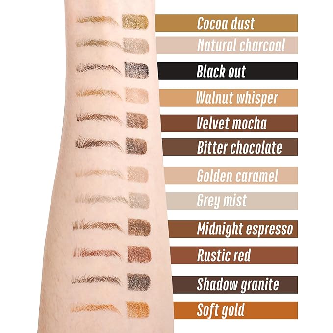 Light Gray Eyebrow Pencil for Older Women, Grey Eyebrow Pencil for Women with 4-Prong Precision Tip, Microblading Eyebrow Pen Create Natural, Hair-Like Strokes YES.EYE DO (Grey Mist-Light Gray)