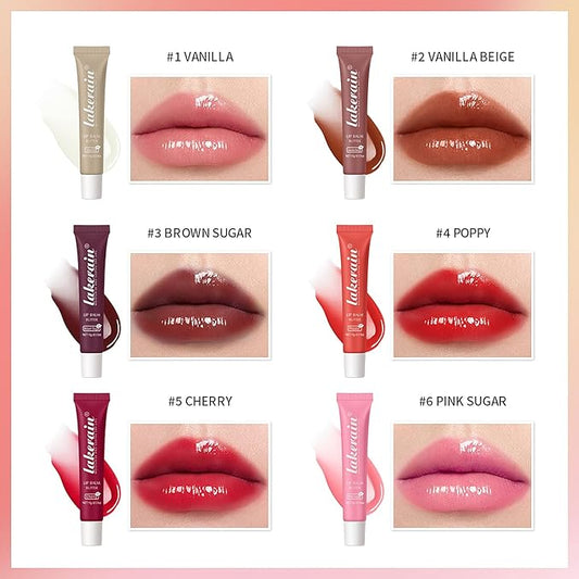 Lip Butter Balm, Day/Night Hydrating Lip Mask, Moisturizing Lip Balm Butter, Ultra-Nourishing Lip Care Moisturizer, Lip Butter Gloss Shine Lip Glow Oil Makeup#1#2#3