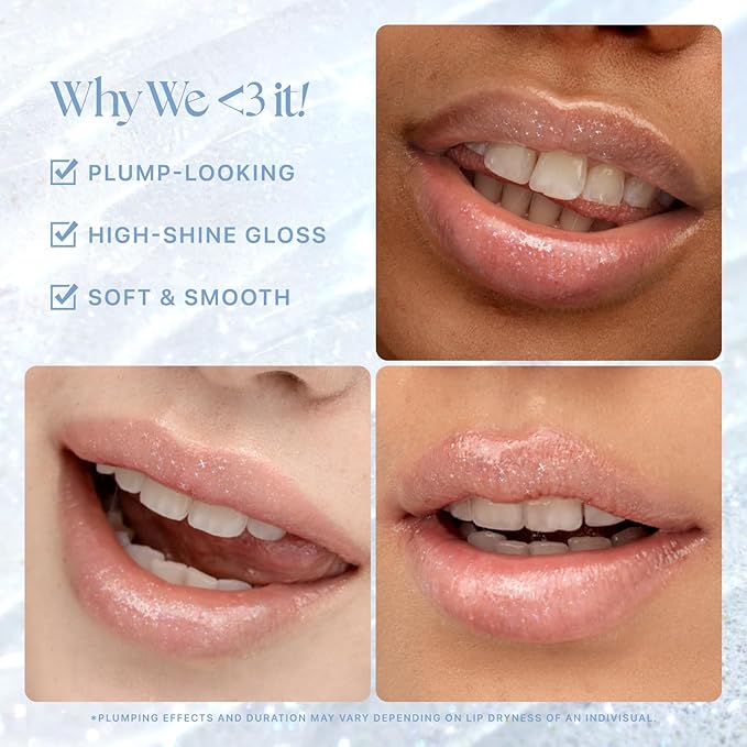 Nature Republic HONEY MELTING LIP GLITTER & PLUMPING (15 CRYSTAL SPARKLE) SOFT LIP STICK Hydrating&Moisturizing clear Gloss,Volumizing formula & Sheer tint, Shine Glimmer Finish, korean make up