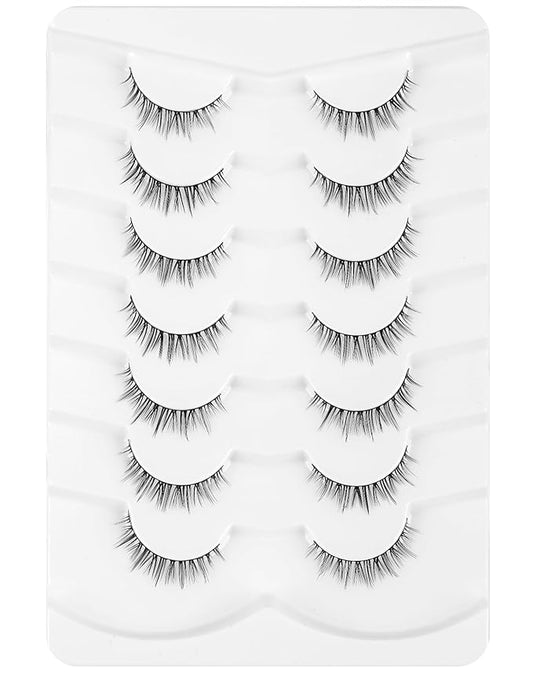 Natural Lashes Natural Eyelashes Short Eyelashes Natural Look False Eyelashes Wispy Eye Lashes Small Lashes Fake Lashes K17
