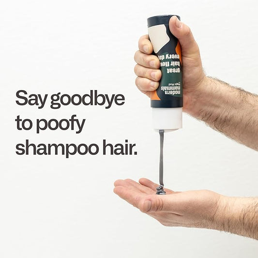 Modern Mammals Men's Shampoo Alternative I Sulfate Free CoWash I Enhances Natural Hair Volume I Lather Free, Cleansing, Hydrating, Replaces Conditioner, 2 in 1, I Barber Recommended, (8oz)