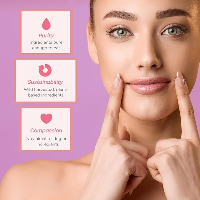 Natural Lip Butter Lip Balm - Lavender - Pure Enough to Eat - Made With Just 6 Vegan Ingredients - 100% Natural & Organic Moisturizing Lip Care for All Day Hydration (3-Pack)