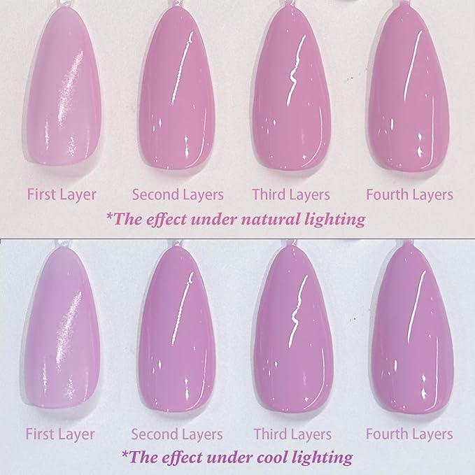 modelones Nail Strengthener Jelly Purple Nail Repair for Damaged Nails Strengthening Polish 15ml Nail Growth and Strengthener Natural Concealer Foundation Nail Care Gifts for Women