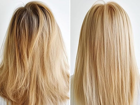 GK HAIR Global Keratin Leave In Bombshell Purple Cream (3.4 Fl Oz/100ml) Conditioning Smoothing Moisturizing Hydrating Frizz Control for Blonde Damaged Hair Removes Yellow Brassy Tones Flyaways