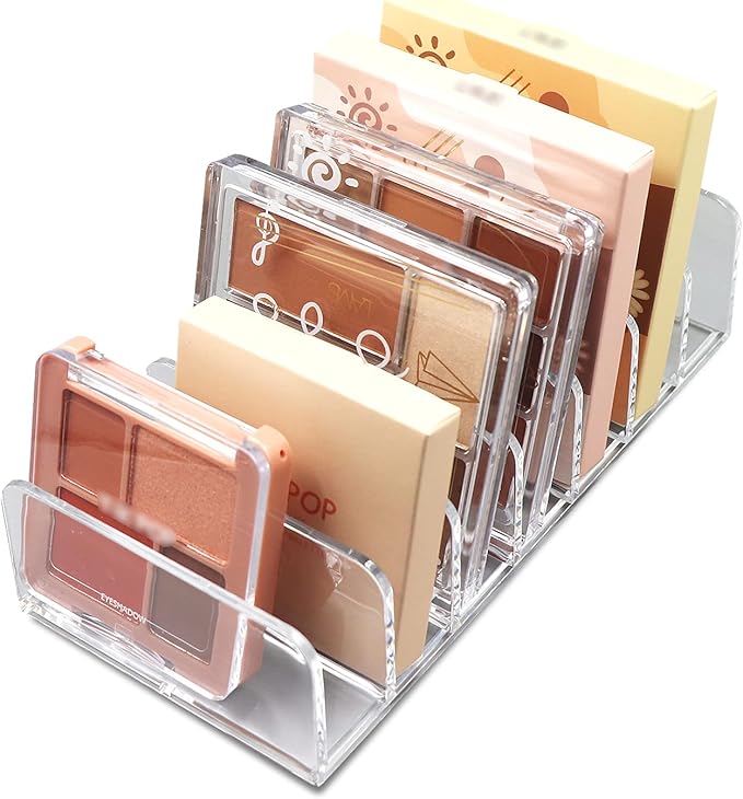 Makeup Organizer, Compact Makeup Palette Organize, for Bathroom Countertops, Vanities, Cabinets, Sleek Modern Cosmetics Storage Solution for - Eyeshadow Palettes, Contour Kits, Blush