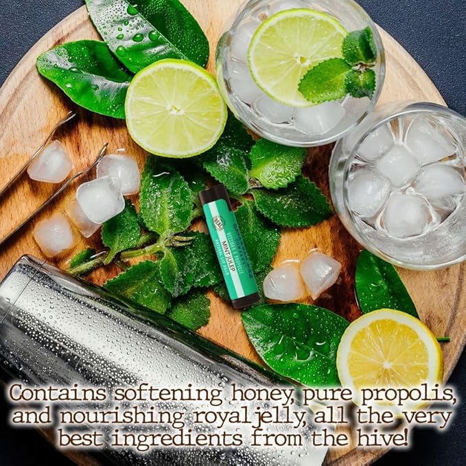 Savannah Bee Company Lip Balm - Lip Moisturizer for Chapped Lips - Hydrating Lip Balm with Pure Honey