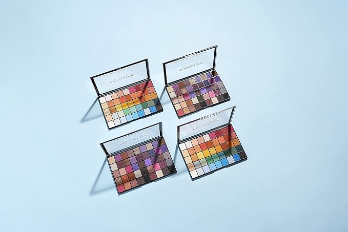 Makeup Revolution Maxi Reloaded Palette, Eyeshadow Palette, 45 Highly Pigmented Neutral Shades, Large It Up, 1.35g