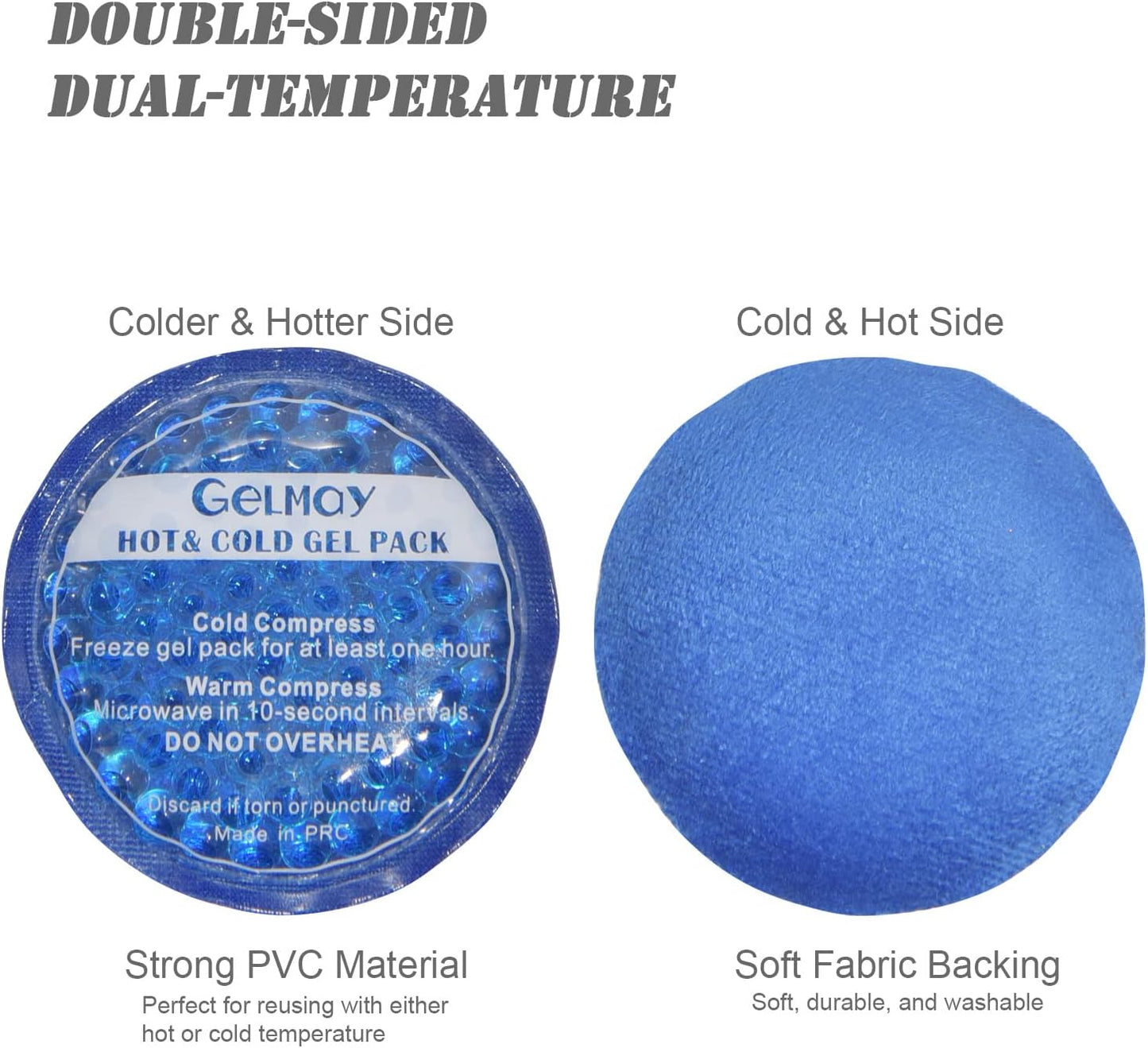 Ice Eye Patches for Puffy Eyes, Cooling Medical Eye Patch Pad Gel Pack Cover Eyepatch Cold Hot Therapy Eye Bags Dark Circles After Surgery Adult Kid (4PCS)