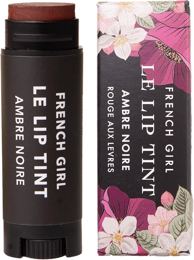 French Girl Le Lip Tint - Moisturizing & Hydrating Lip Balm for Sheer, Buildable Coverage & Shine, Clean Formula, Organic Ingredients, Vegan & Cruelty-Free