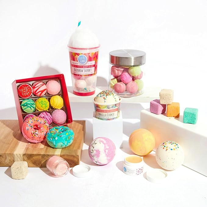 Premium Lip Scrub for Exfoliating, Moisturizing, and Repairing your Lips (Rainbow Sherbet)