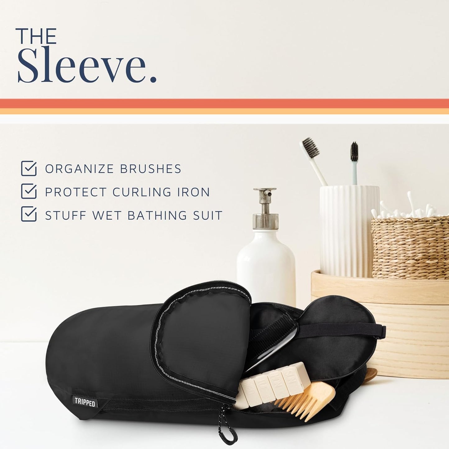 Toiletry Bag Kit Set: Hanging Travel Toiletry Bag + 311 TSA Cosmetic Liquid Bag + Ultralight Accessory Organizer Pouch