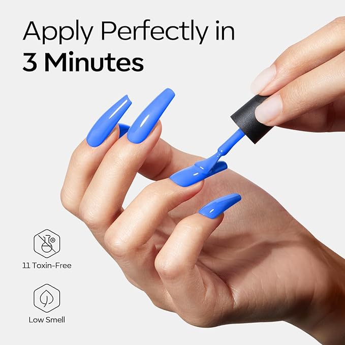 modelones Summer Gel Nail Polish, 6 Colors Jelly Gel Polish Neon LGBT Red Blue Green Pink Purple Nail Art Design Translucent Soak Off Manicure Salon DIY Girls Women Gift