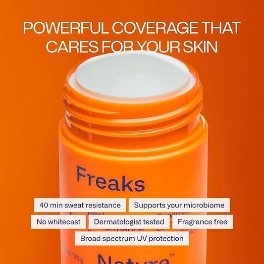 Peak Performance Sun Stick SPF 50 | 100% Mineral Sunscreen | Lightweight, 40-Min Water-Resistant | Plant-Based, Eco-Friendly, Reef-Safe, Cruelty-Free | All Skin Types | 0.70 oz | Pack of 2