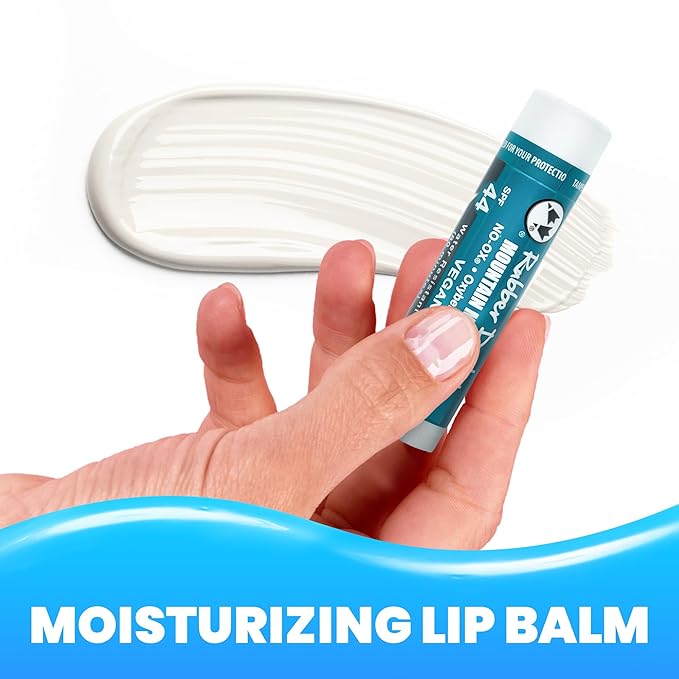 Rubber Ducky | Lip Sunscreen, Lip Balm with SPF 44, Waterproof Sunscreen Lip Balm | Vegan, Untinted, Mint Flavor, with Vitamin E | All Season - Broad Spectrum Sunscreen for Lips