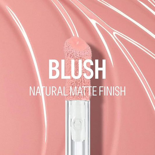 KYDA 2 Colors Liquid Blush Highlighter, Silky Matte Blush, High Glossy Face Illuminator, Natural Glow Finish, Blendable Formula, Set B