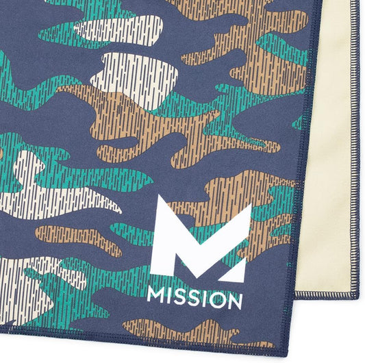 MISSION Original Cooling Towel - Soft, Durable Microfiber - Cools Up to 2 Hours - UPF 50 Sun Protection - Machine Washable