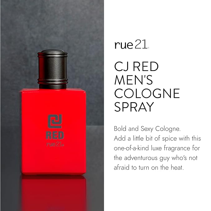 Rue 21 CJ Red Men's Cologne Spray - 1.7 fl oz (50 ml)