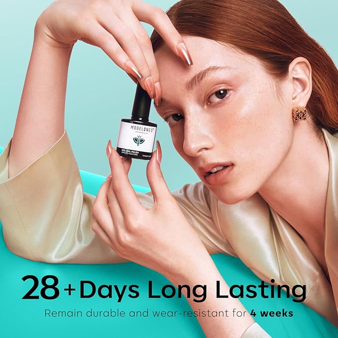 modelones Cat Eye Gel Nail Polish, 6 Colors Glitter Red Green Purple Blue Gel Polish Set with Magnet Sparkle Galaxy Series Nail Gel Polish Kit Soak Off Led Nail Art Manicure Salon DIY Gifts