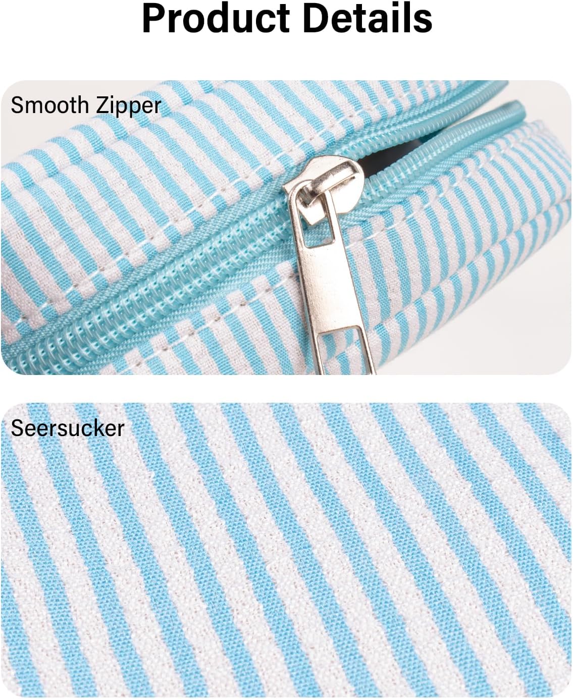 2Pcs Mini Makeup Bag, Small Makeup Pouches for Purse Cute Cosmetics Bag Pouch with Slip-in Pockets Small Travel Toiletry Bag Zipper Makeup Aesthetic Accessories Storage Bag