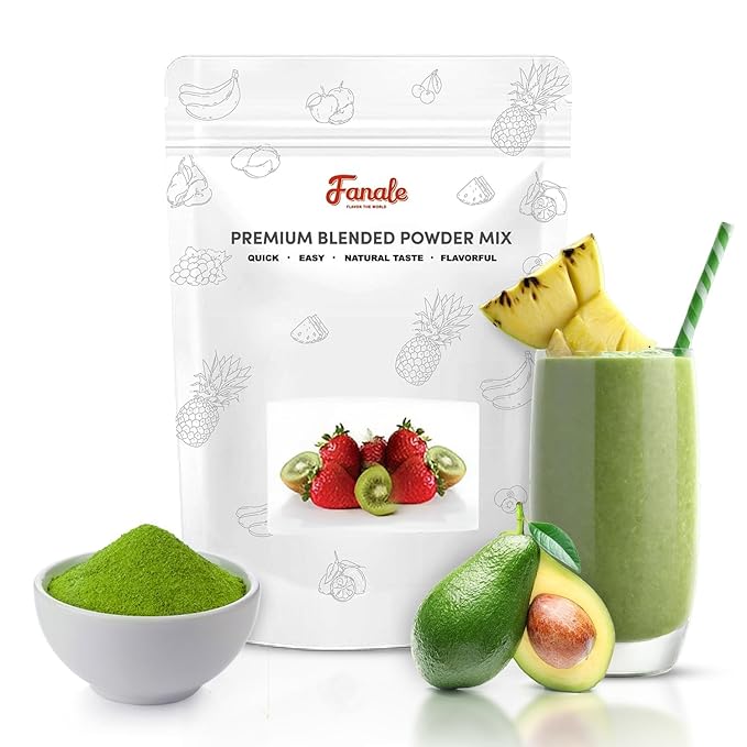 Fanale Premium Avocado Bubble Tea Flavoring Powder | Perfect for Baking, Smoothies, Desserts and Drinks | Instant Flavoring Powder for Boba Milk Tea - 2.2 Pounds (Pack of 1)