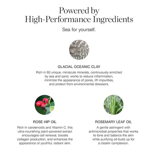 Ogee Clay Mask - Glacial Clay Detox Mask for Face