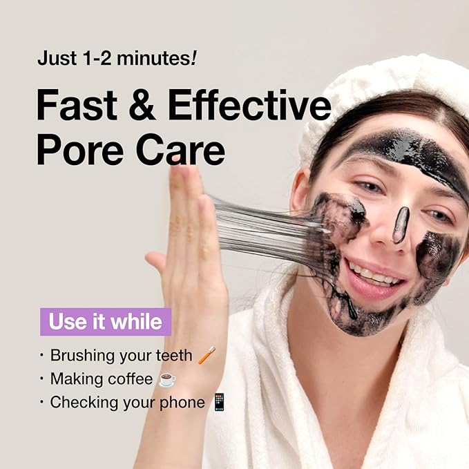 coxir TXA MUCIN ALL-IN-1 PORE MASK –Gelato Texture Wash-Off treatment | Ampoule Mask-to-Foam | Charcoal+ Snail+TXA | Blackhead Remover |Daily Pore Detox for Oily & Sensitive Skin|4.05fl.oz