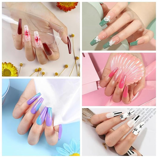 COSCELIA 53ps Gel Nail Polish Kit with U V light and Drill Starter Kit 35 Summer Colors Gel Polish 5pcs Top Base Coat LED Lamp Nail Art All Seasons Gel Manicure Kit Gifts for Women