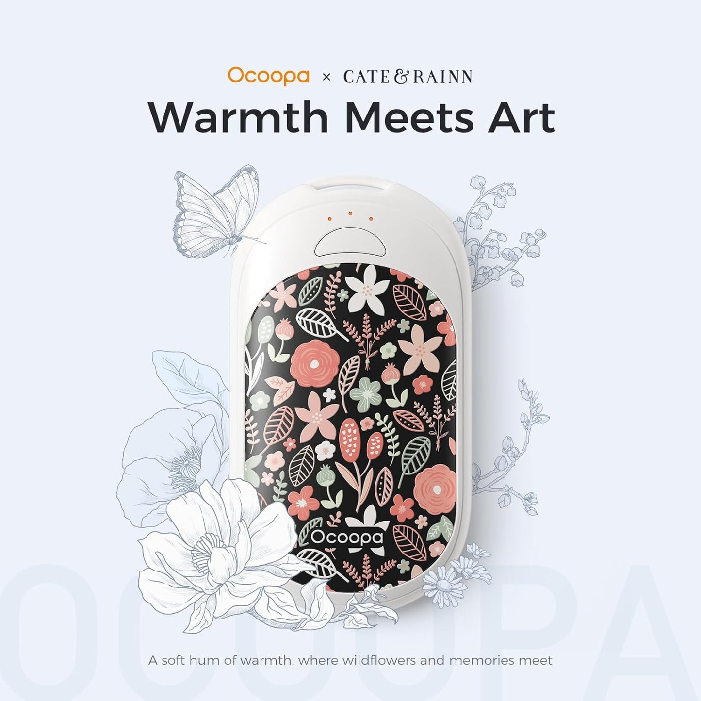 OCOOPA Magnetic Rechargeable Hand Warmers 2 Pack, Ultrathin Electric Handwarmers, Portable Pocket-Sized Heater, for Men, Women Purse Must Haves, Union UT3 Lite