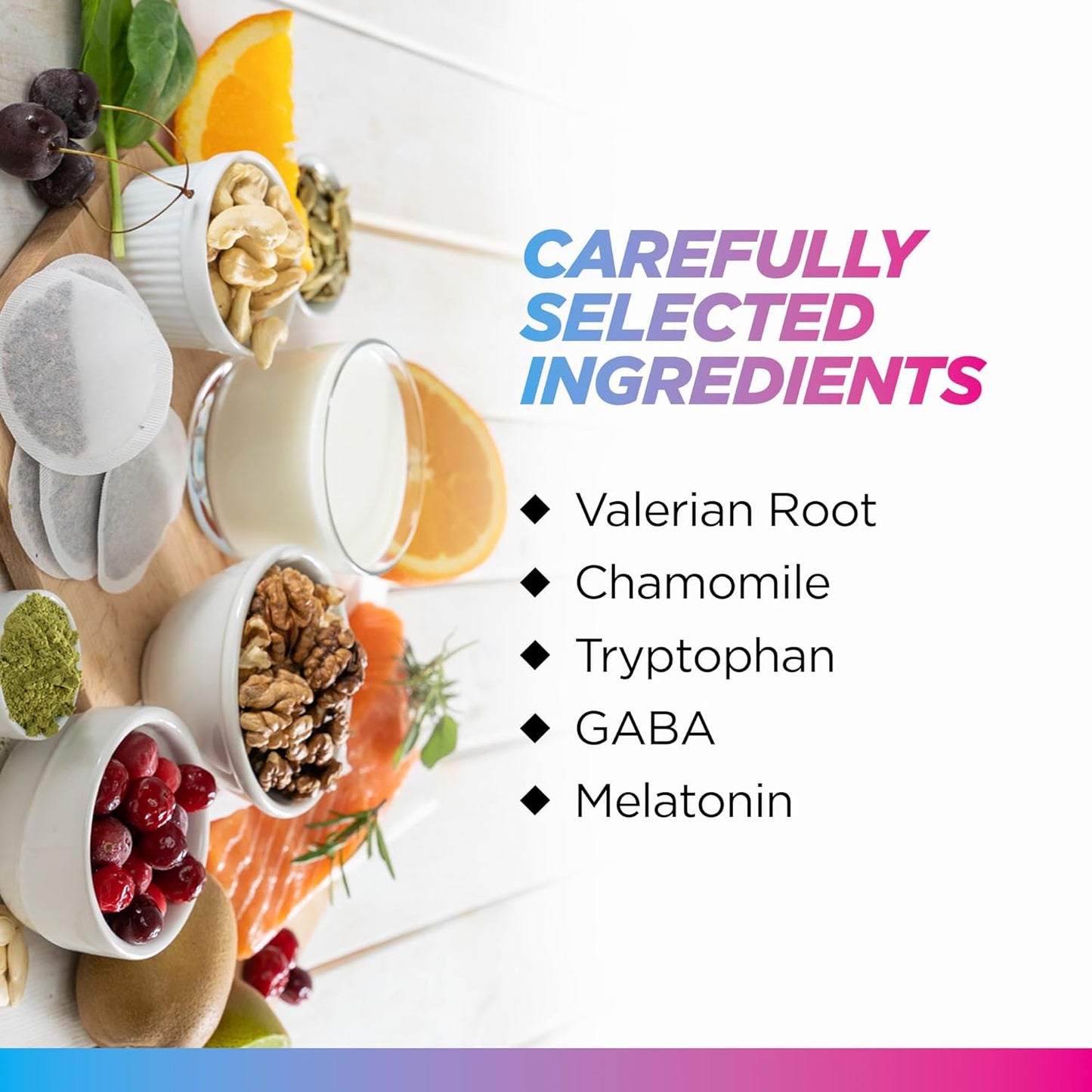 Livingood Daily Sleep Support Supplement, 10-in-1 Natural Sleep Aid with 5 MG Melatonin, Valerian Root, Chamomile, Tryptophan & GABA for Men & Women, Non Habit Forming, Gluten Free, Vegan, 60 Capsules