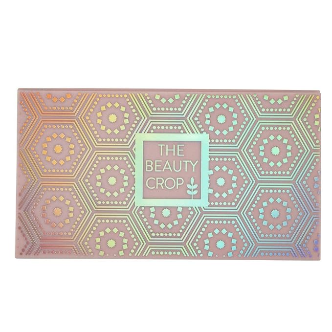 The Beauty Crop - Travel Tea Face Palette - Mediterranean Spring | Highly Pigmented Shades | Richly Toned Palette | Comes in Matte, Creamy, Metallic & Glitter Finish | Long Wearing | Cruelty Free