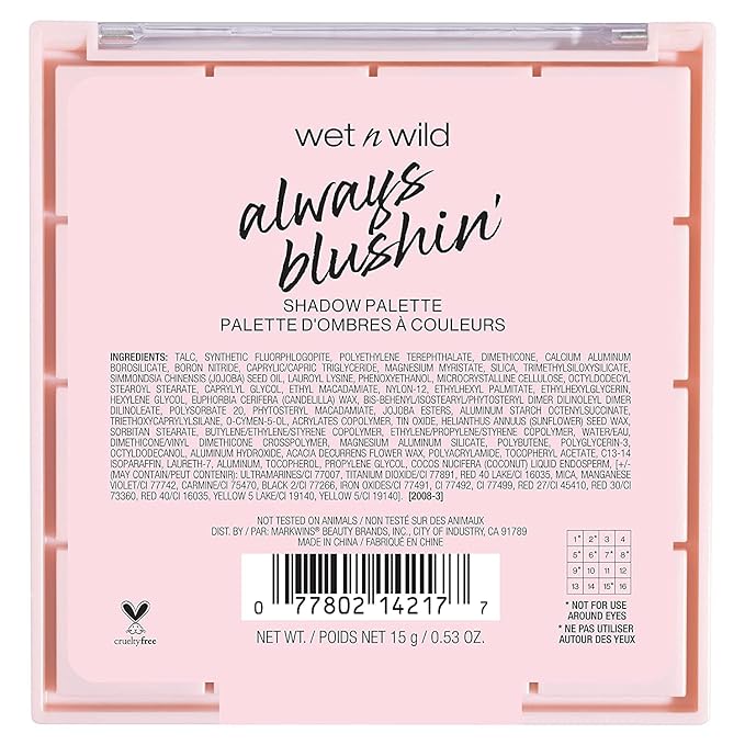 wet n wild Always Blushin' Palette Always Blushin' 1114217